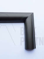 Gering, 1/2 rund, udv. 333(12"), 90°, Zink, VM Anthra, 0,80