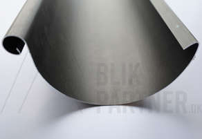 Tagrende, 1/2 rund, 280(11"), Zink, VM Anthra, 0,70x3000