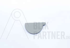 Endebund, 1/2 rund, 280(11"), Zink, VM Quartz, 0,70, venstre