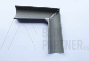 Gering, 1/2 rund, indv. 280(11"), 90°, Zink, VM Quartz, 0,70
