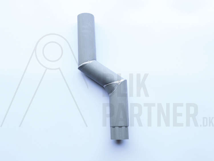 Gesims knæ, ø87, Zink, VM Quartz, 0,70