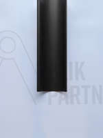 Tagrende, 1/2 rund, 333(12"), Zink, VM Anthra, 0,80x3000