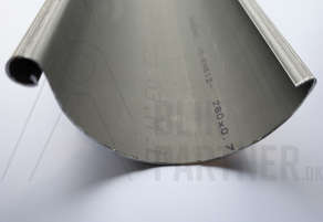 Tagrende, 1/2 rund, 280(11"), Zink, VM Quartz, 0,70x3000