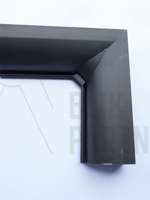 Gering, 1/4 rund, indv. 400, 90°, Zink, VM Anthra, 0,70
